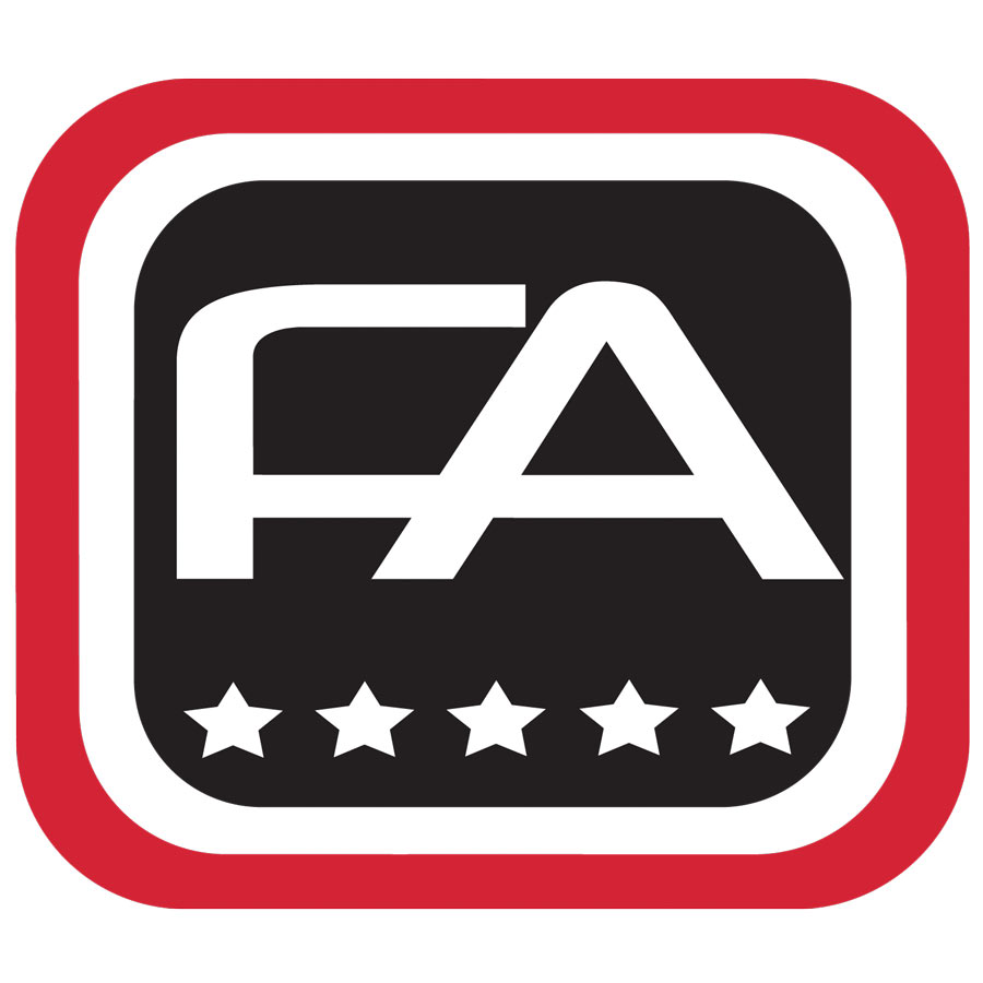 F/AGENT DECAL 3" DIE CUT WHT BLK RED NEW for 2011