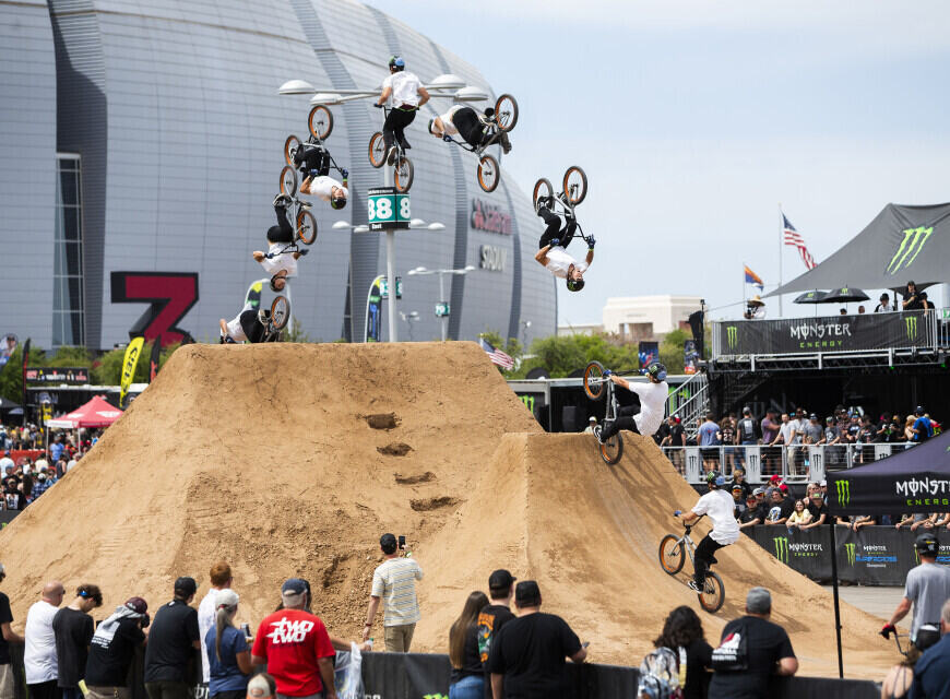 Free Agent team rider Bryce Tryon wins the Monster Energy Triple Challenge in Glendale Arizona.